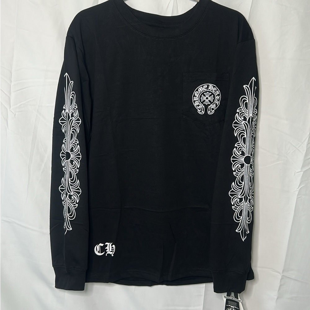 Chrome Hearts Black Long Sleeve Shirt